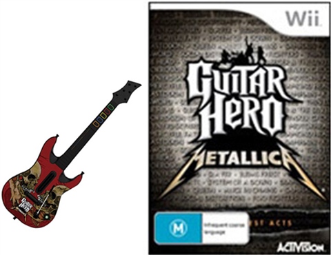 Guitar Hero Metallica (With Guitar) - CeX (AU): - Buy, Sell, Donate